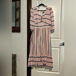 JessaKae Midi Dress 3/4 Sleeve